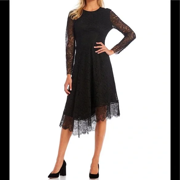 Donna Karan | Dresses | Donna Karan New York Asymmetric Lace Dress Size 6  Nwt | Poshmark
